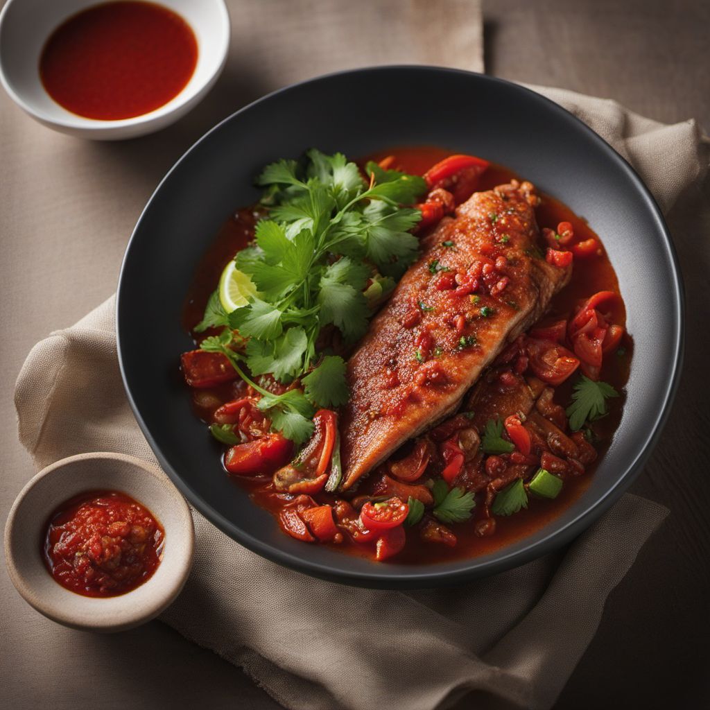 Indonesian Chinese-style Spicy Red Snapper