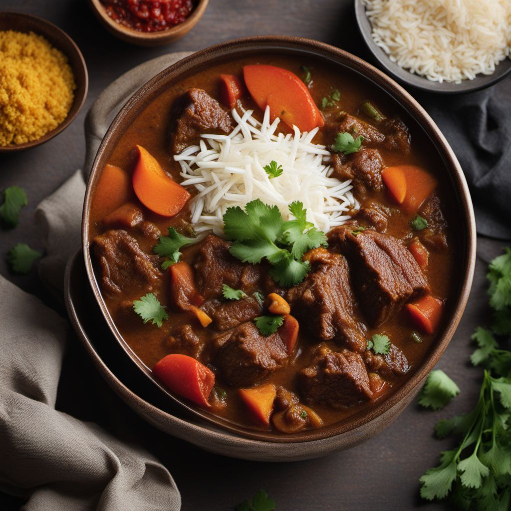 Indonesian Indian Spiced Beef Stew