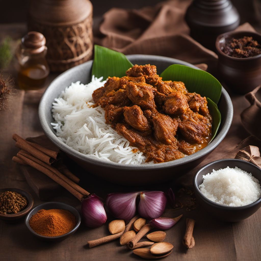 Indonesian Spiced Chicken Rendang