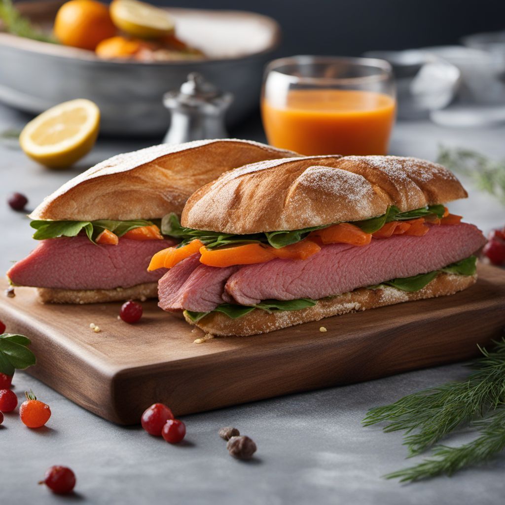 Inuit-Inspired Arctic Roast Beef Sandwich