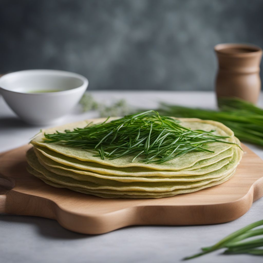 Inuit-style Scallion Pancake