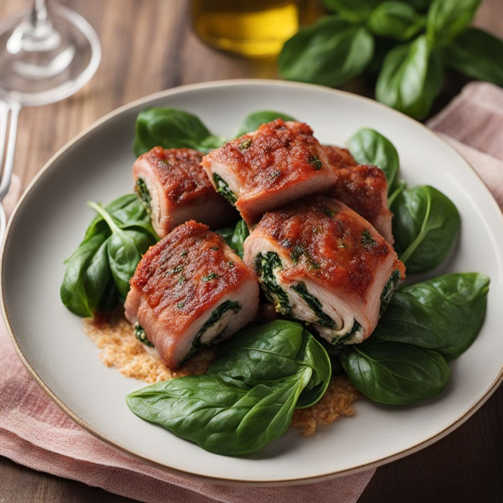 Involtini di Maiale con Spinaci e Formaggio (Pork Involtini with Spinach and Cheese)