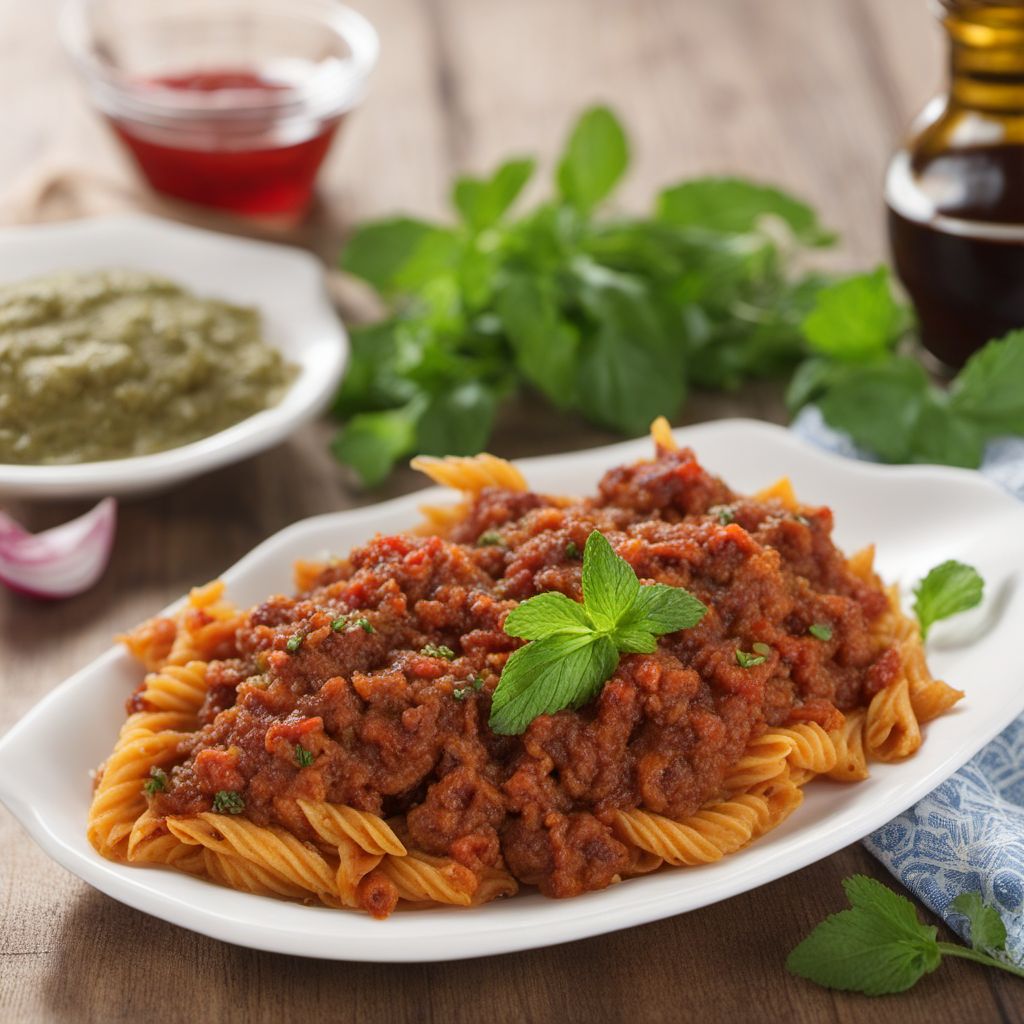 Iraqi-style Stuffed Pasta (Taške)