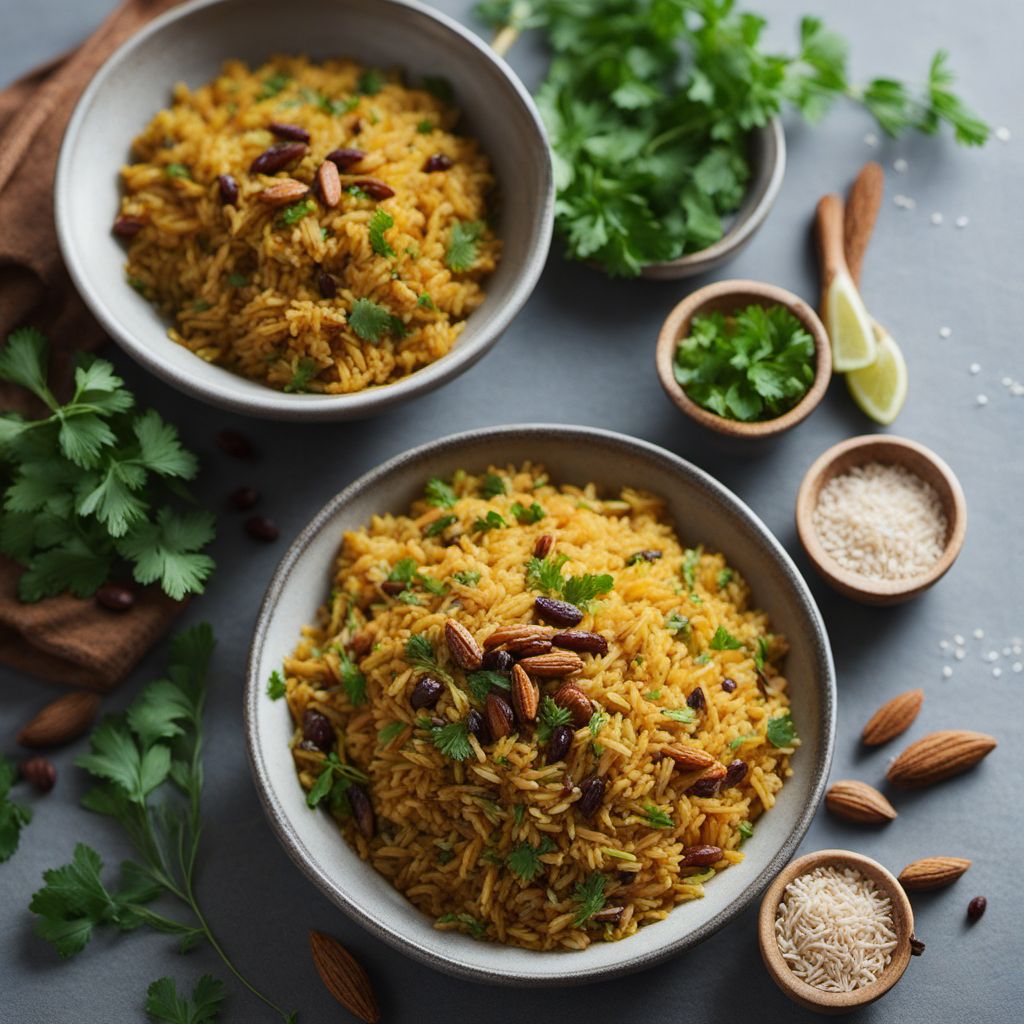 Israeli-inspired Rice Pilaf with Herbs and Spices