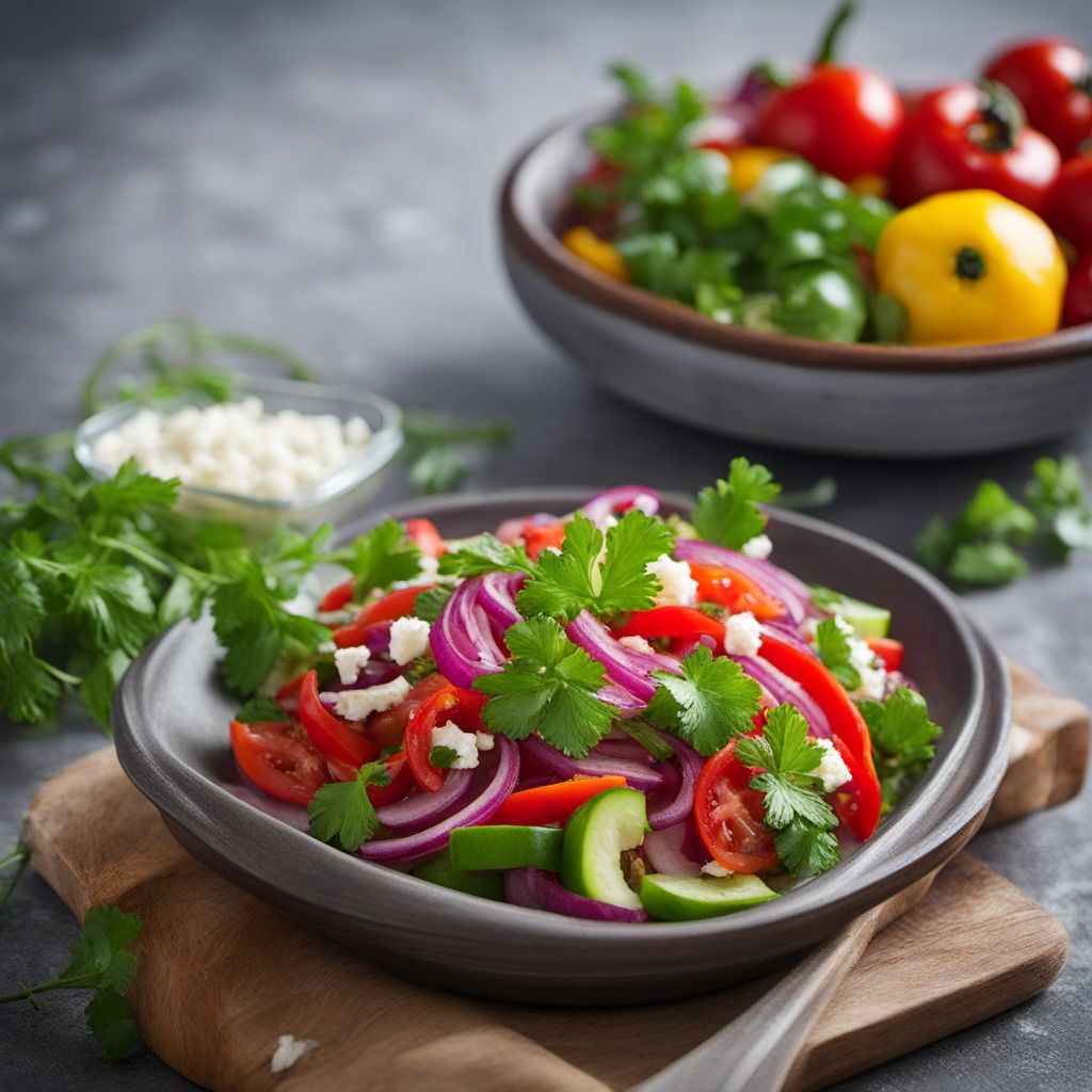 Israeli Salad with a Twist