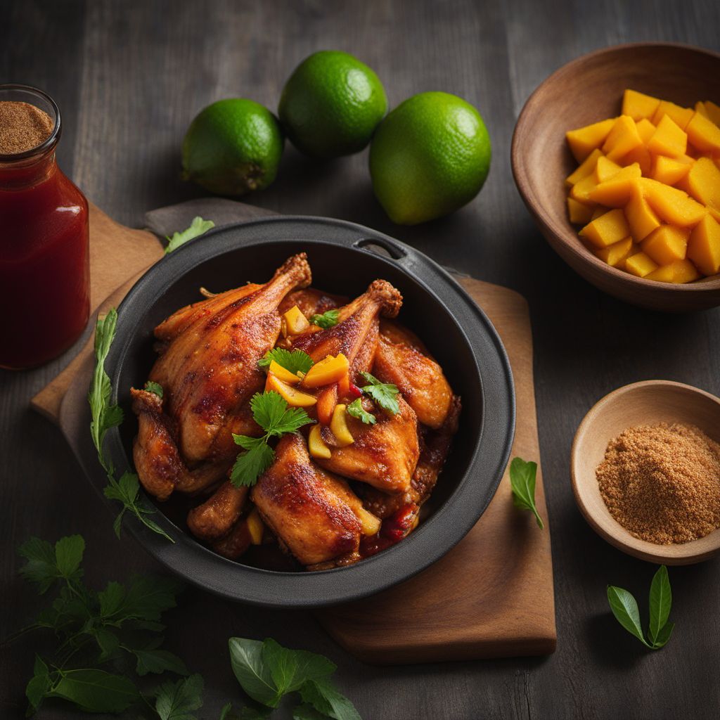 Jamaican Ginger Mango Chicken