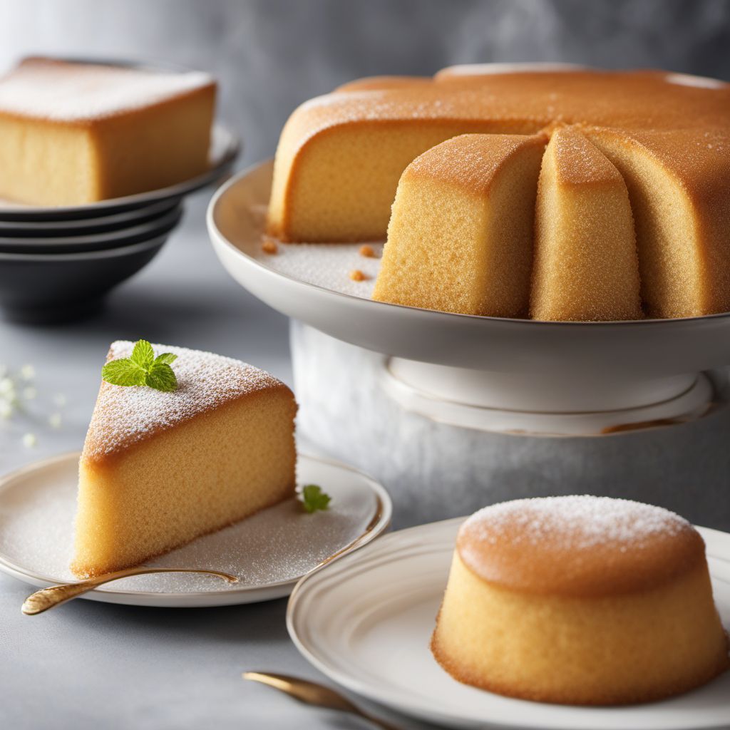 Japanese Honey Sponge Cake