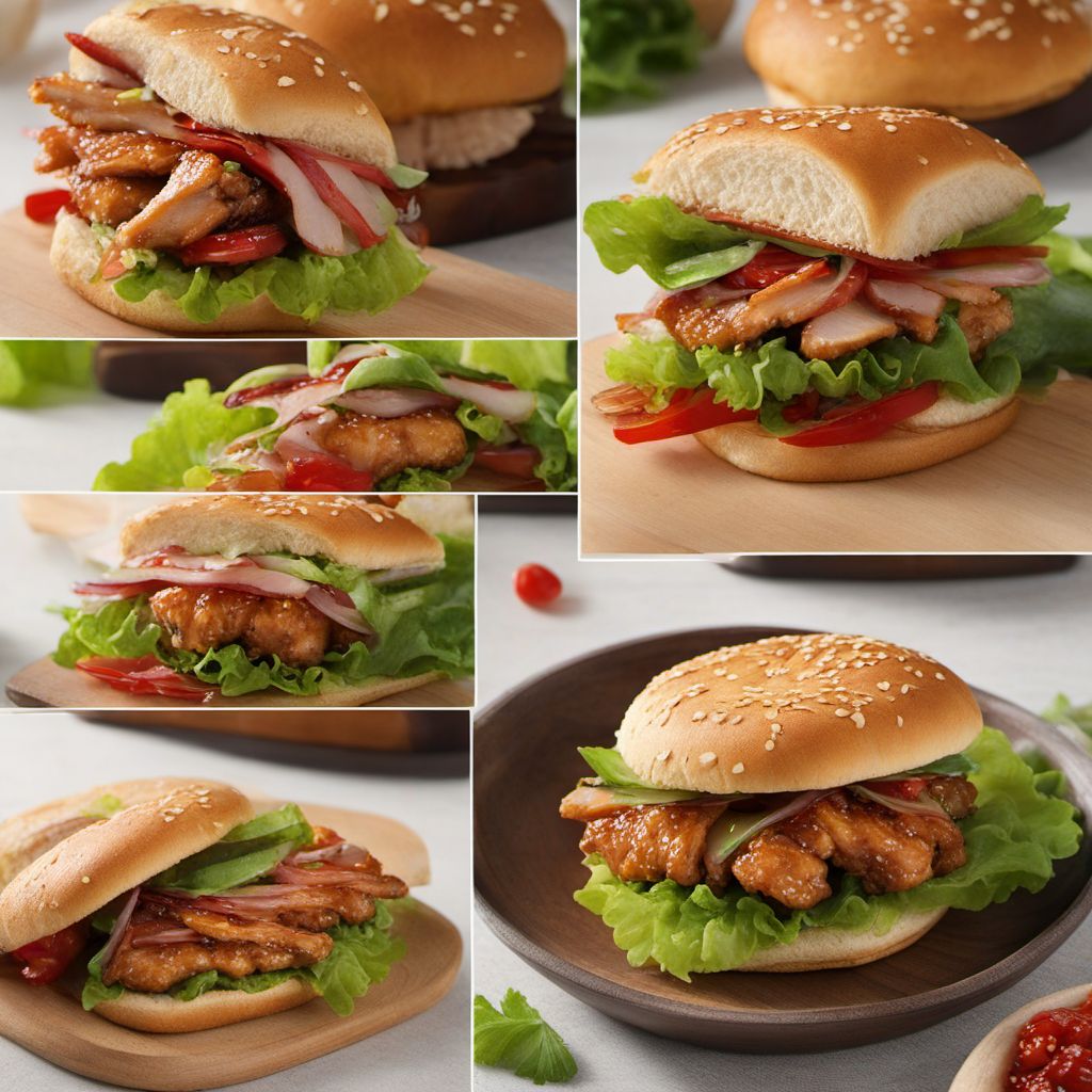 Japanese-style Teriyaki Chicken Sandwich