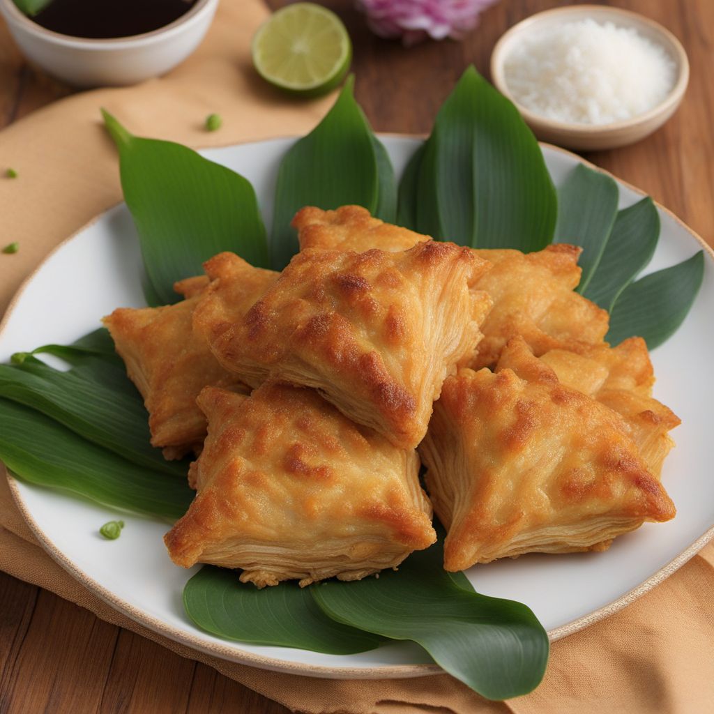 Javanese-style Flaky Pastry Flowers