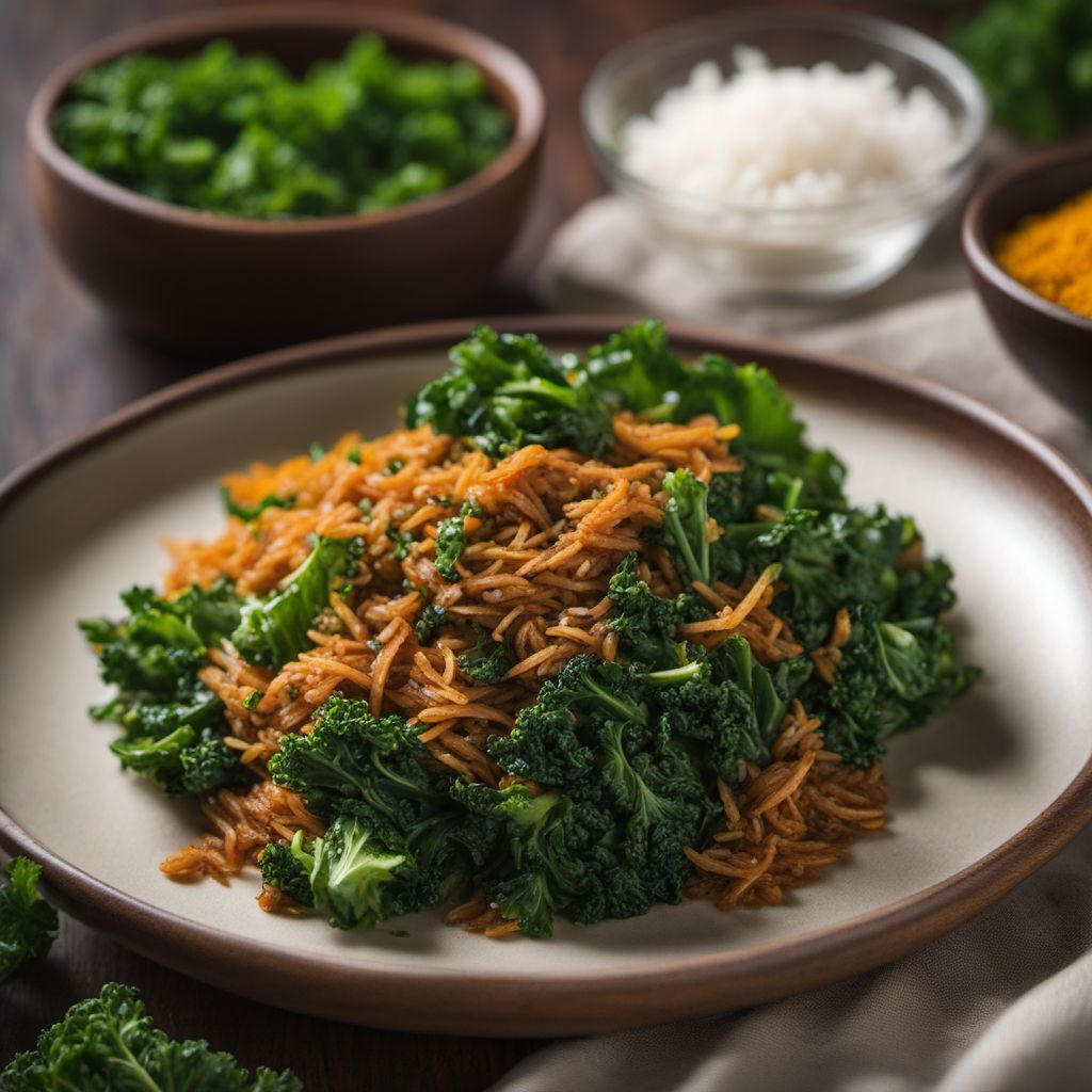 Kale Moa with Coconut Rice