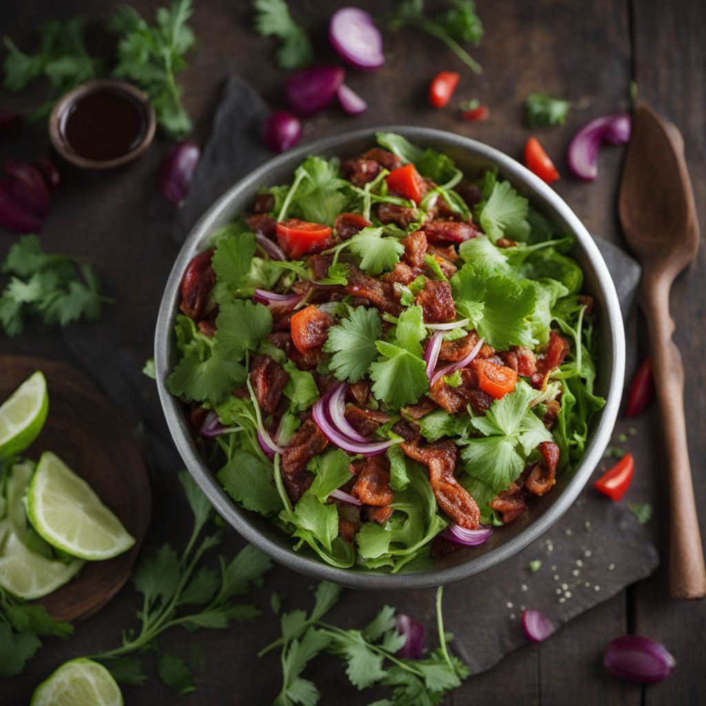 Kashmiri-inspired Bacon Salad