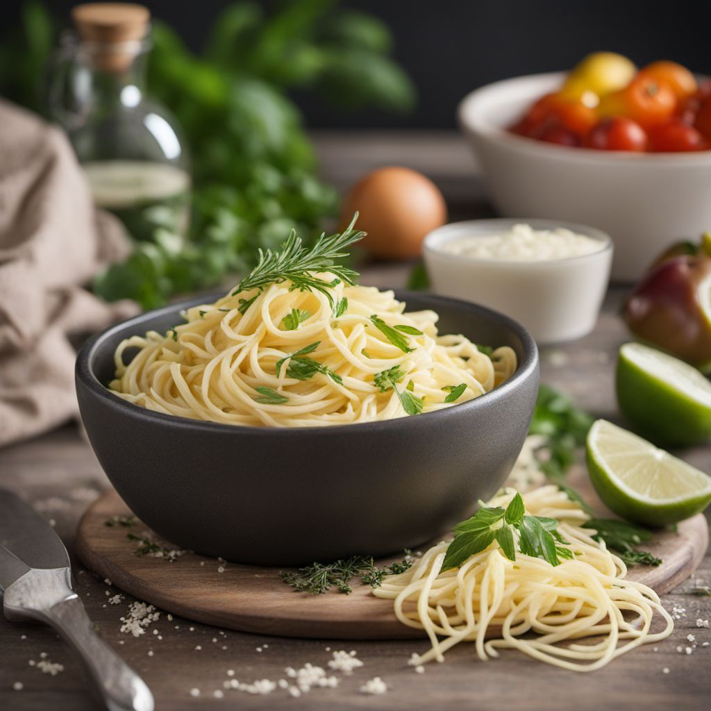 Kasnudeln with Herb Butter