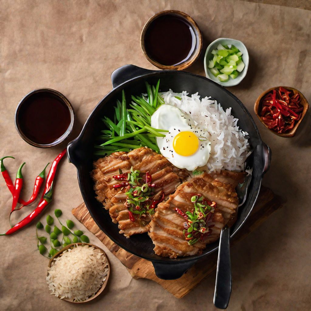 Sichuan-style Katsudon