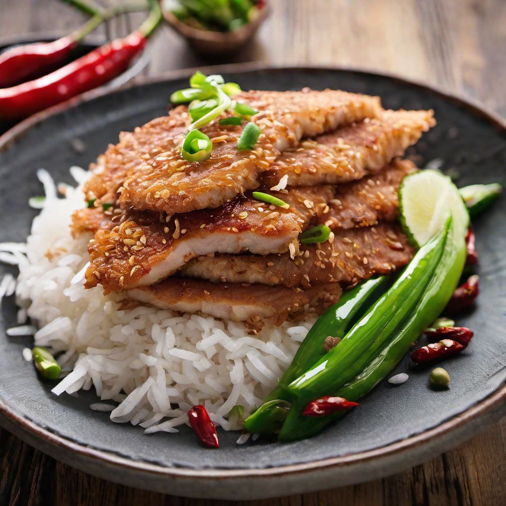 Sichuan-style Katsudon