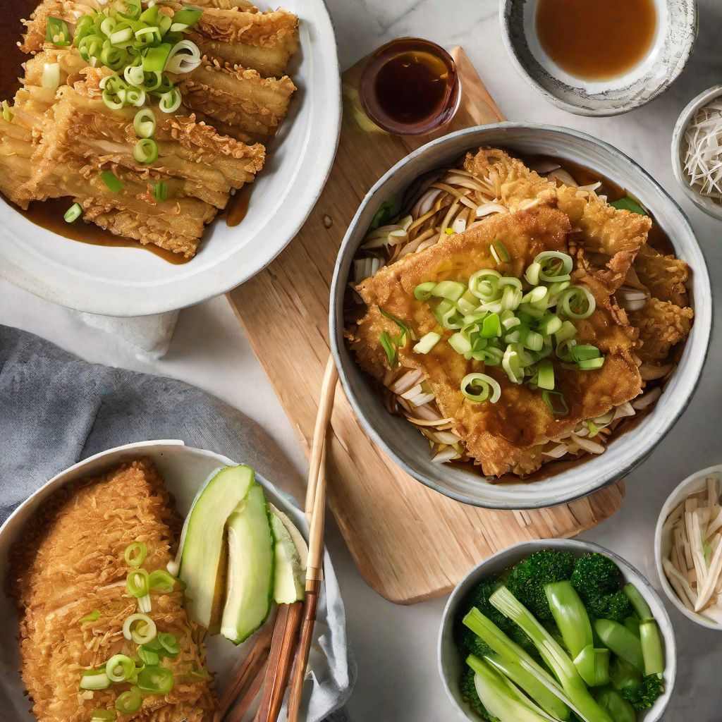 Vegetarian Katsudon