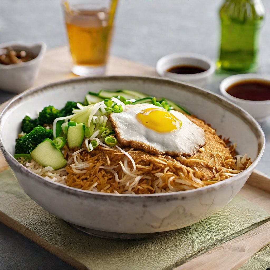Vegetarian Katsudon