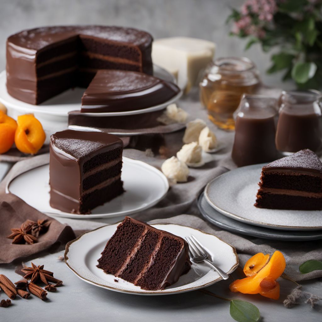 Kazakh-inspired Sachertorte