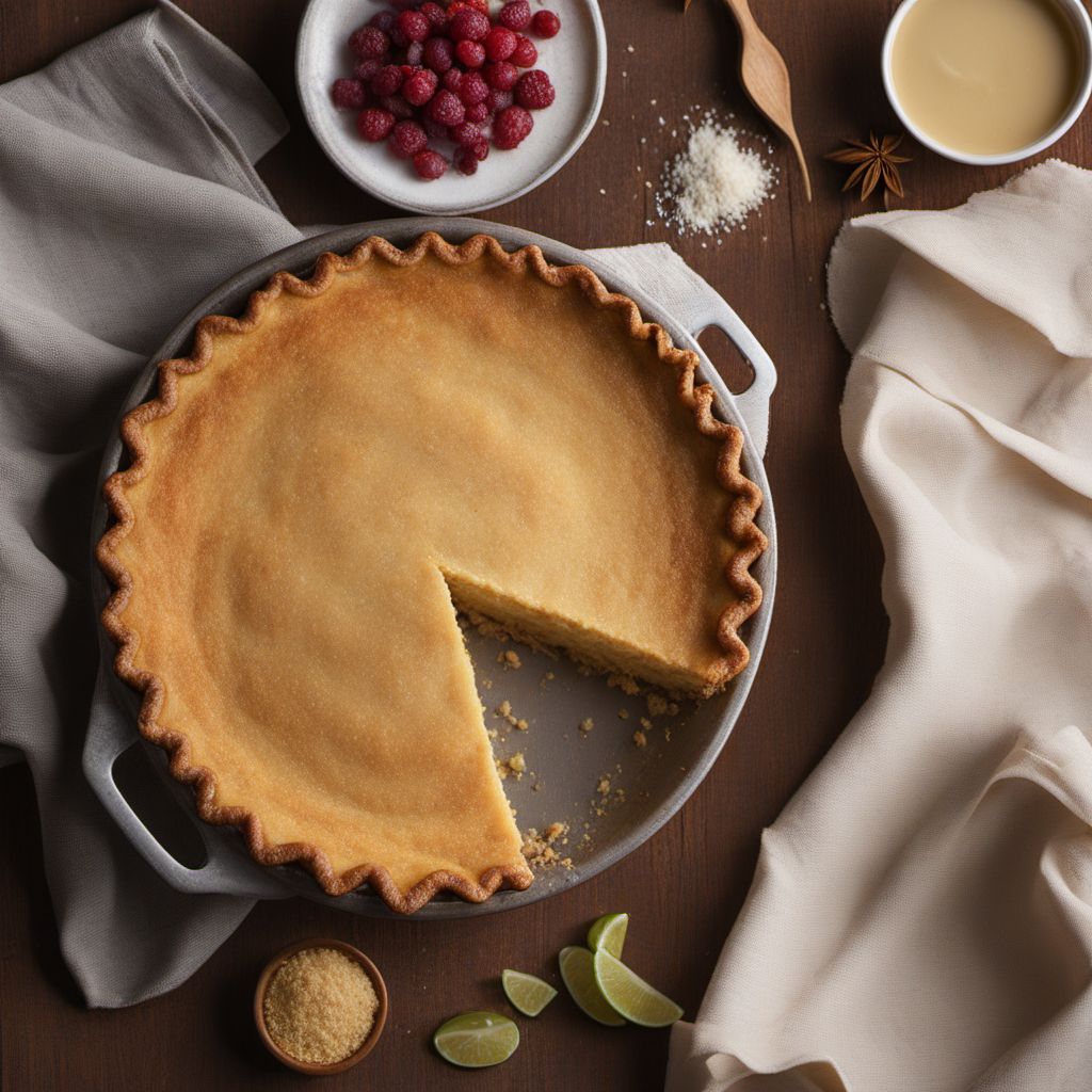 Kerala-style Coconut Chess Pie