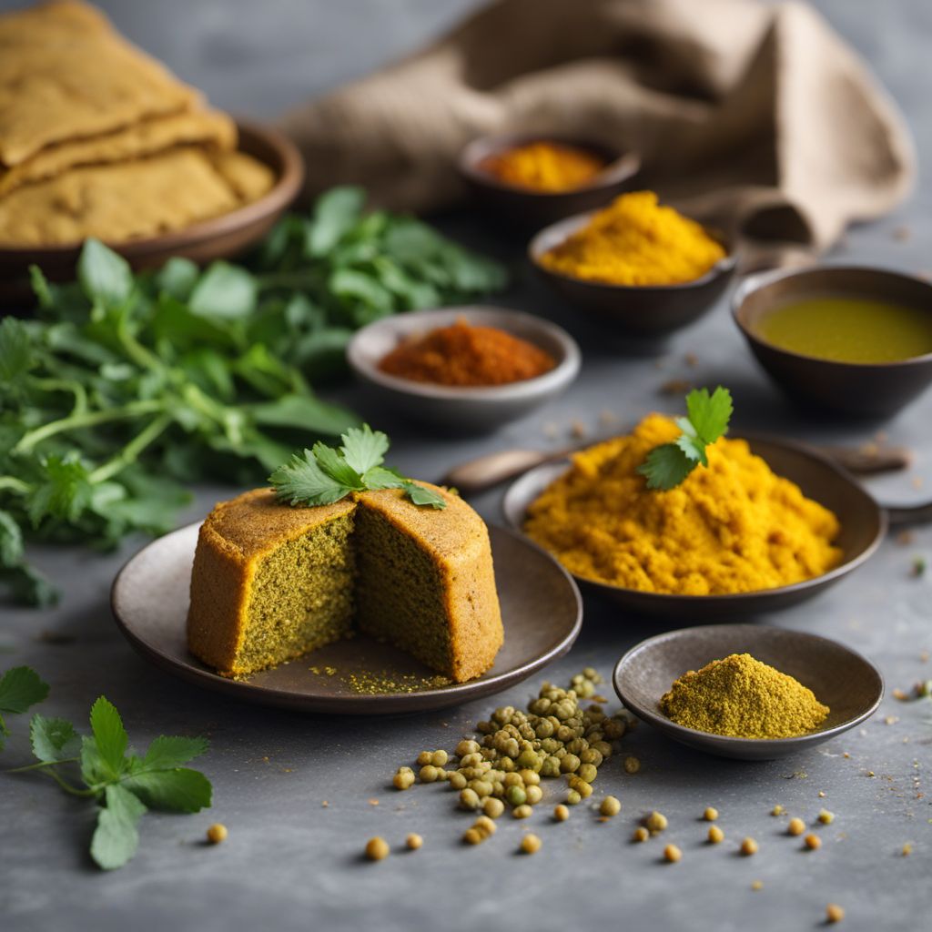 Khaman - Savory Steamed Chickpea Cake