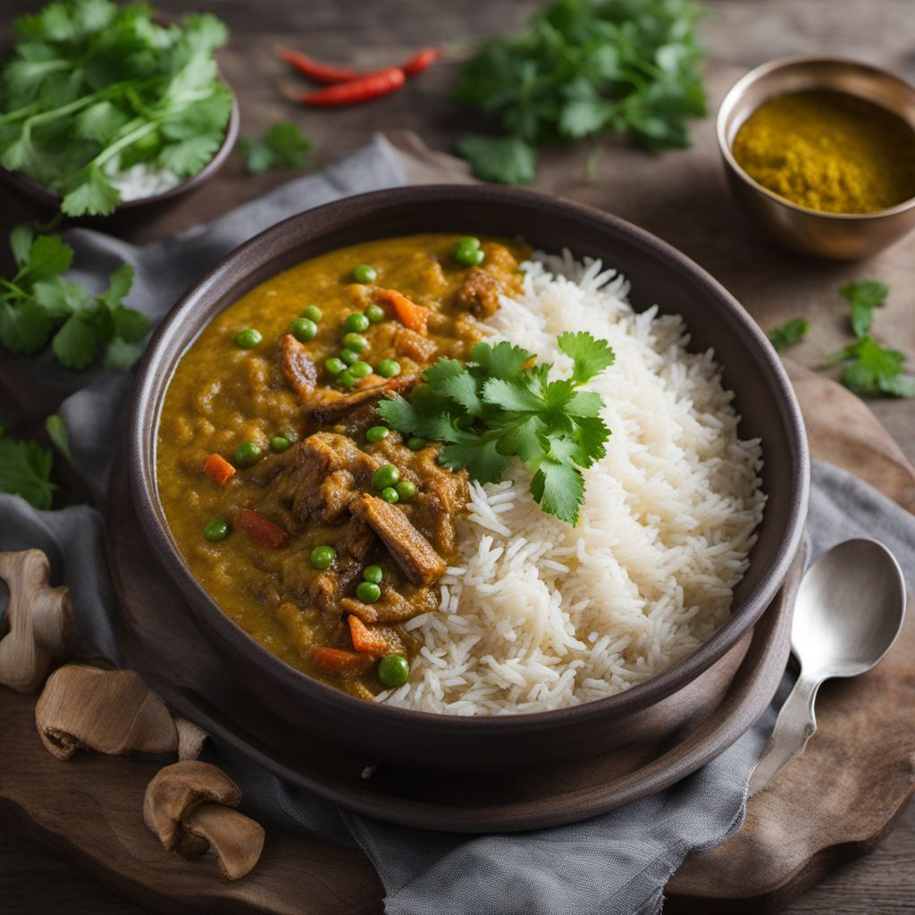 Khoodra Mafrooka with Spiced Lamb and Fragrant Rice