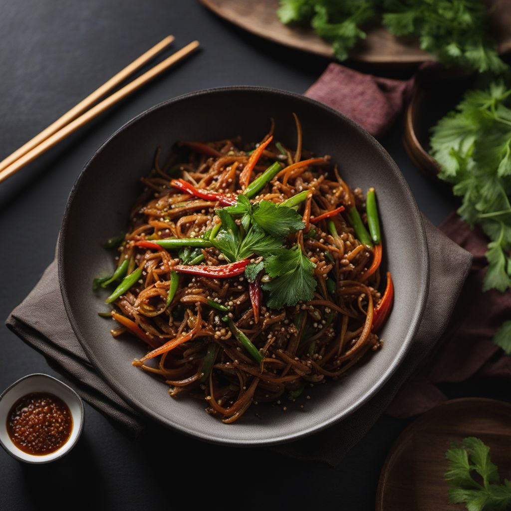 Kinpira Gobo (Japanese Burdock Root Stir-Fry)