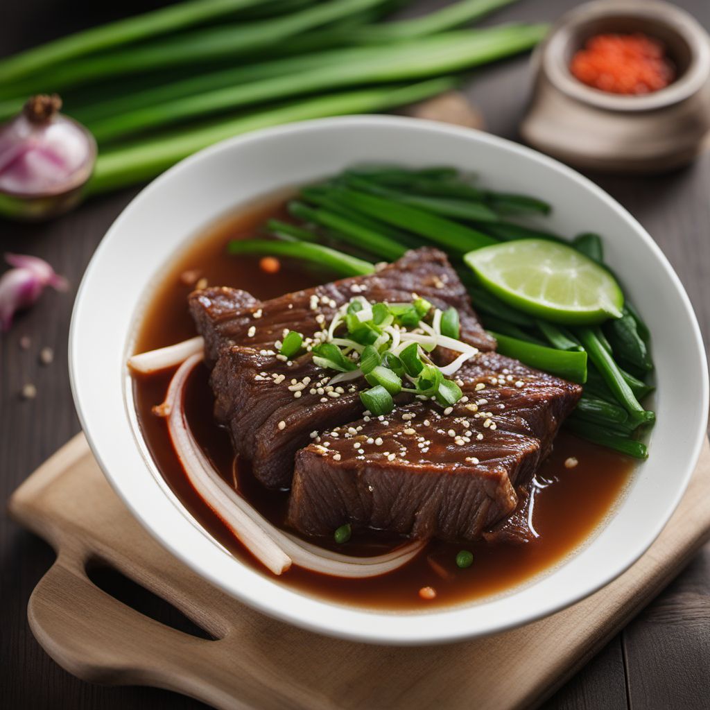 Korean Beef Short Rib Soup