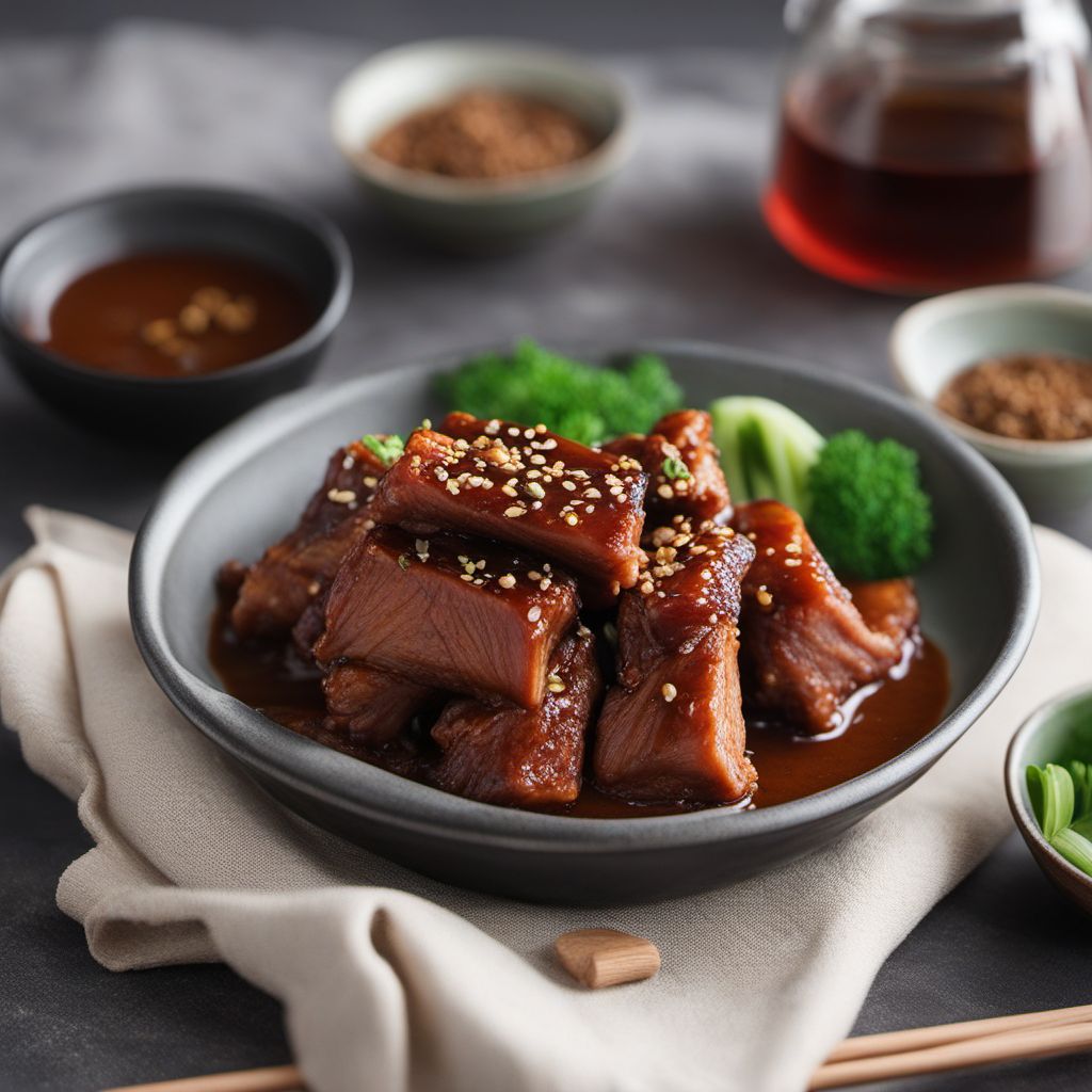 Korean Braised Pork Trotters