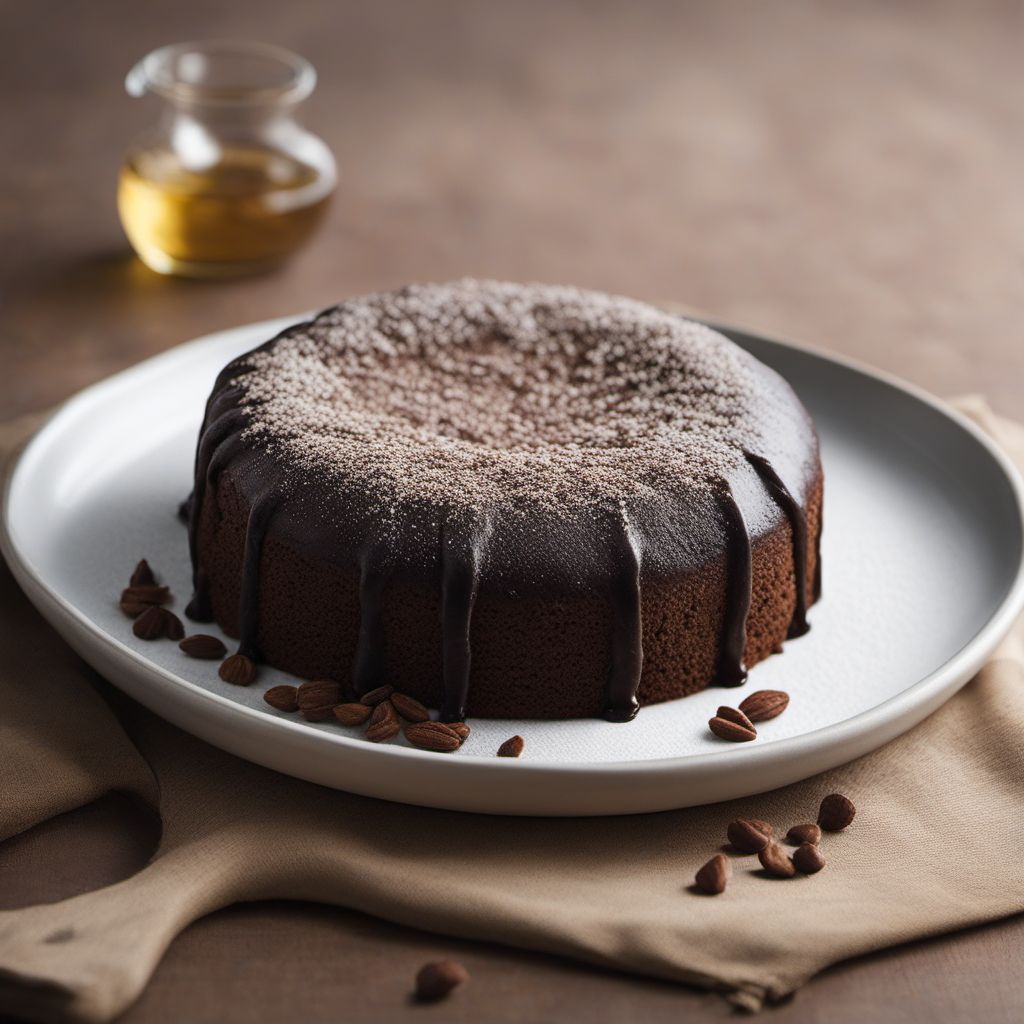 Korean Chinese-inspired Chocolate Soil Cake