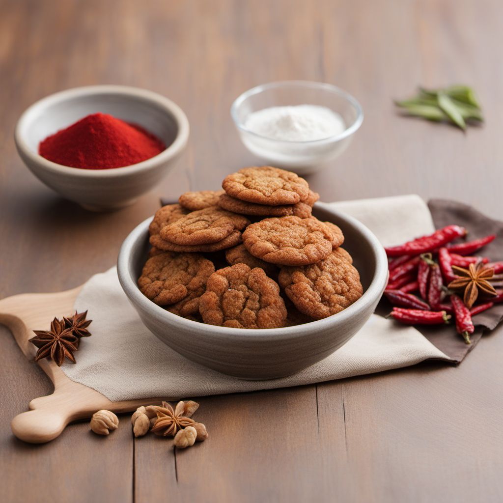 Korean Chinese Spicy Pepper Cookies