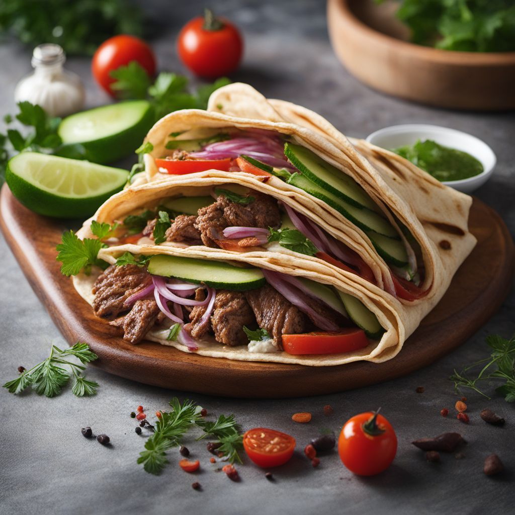 Kosovan-style Lamb Gyros