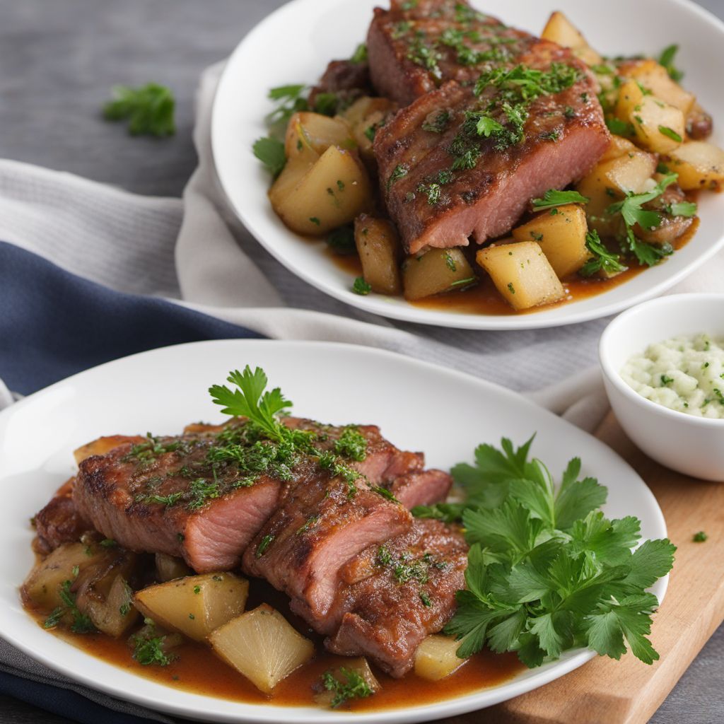 Kostelski želodec with Herbed Potato Salad