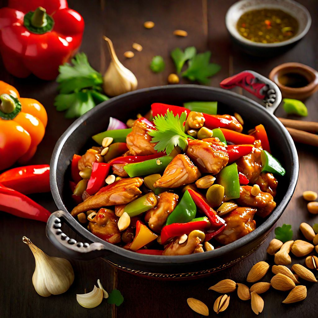 Kung Pao Chicken with a Moroccan Twist