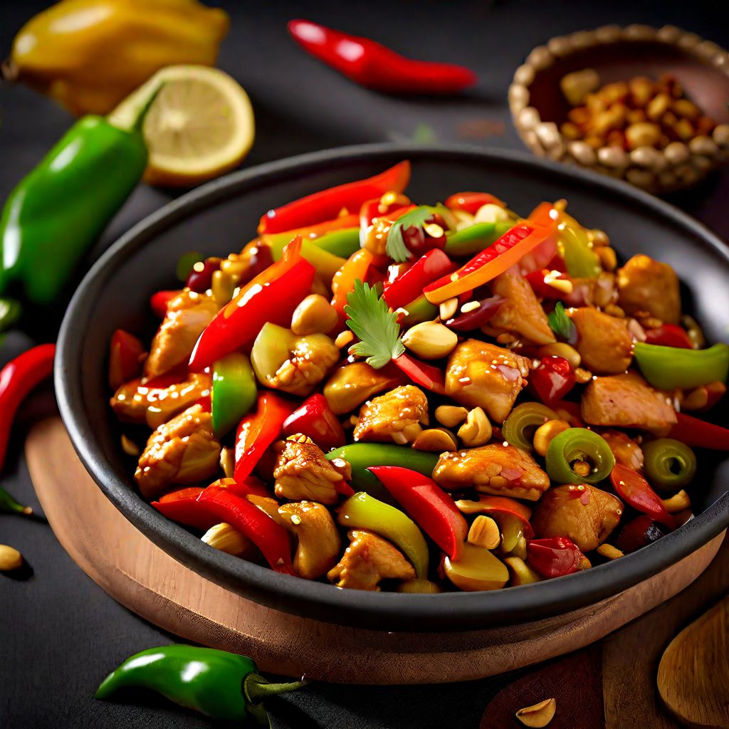 Kung Pao Chicken with a Moroccan Twist