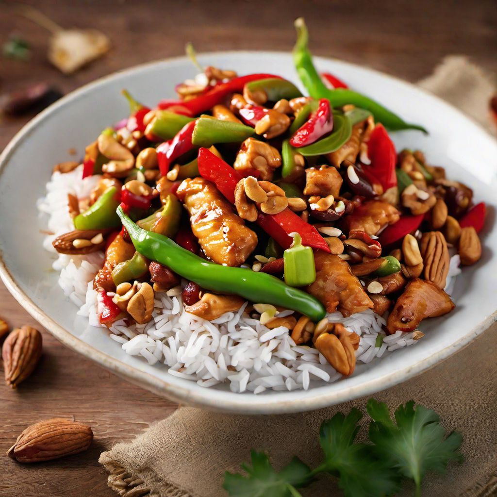 Kung Pao Chicken with a New Mexican Twist