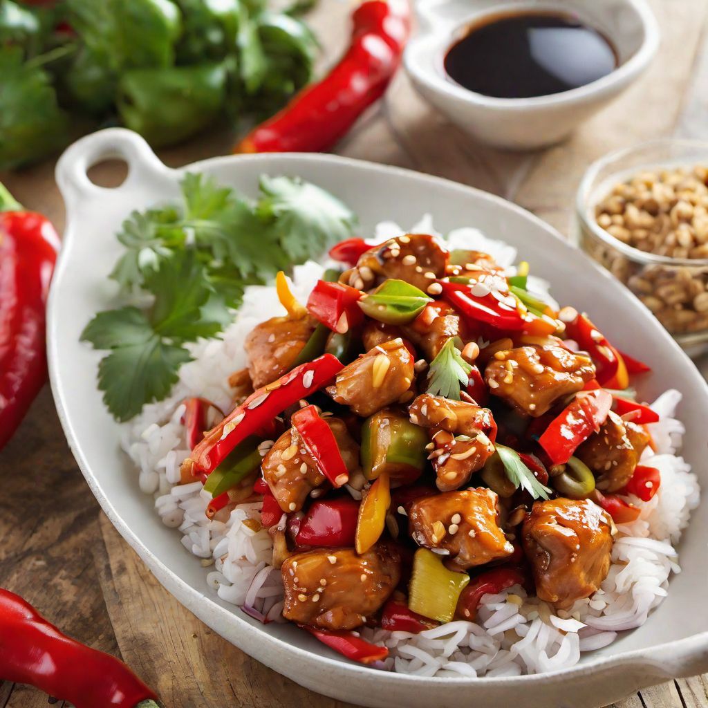 Peruvian-style Kung Pao Chicken