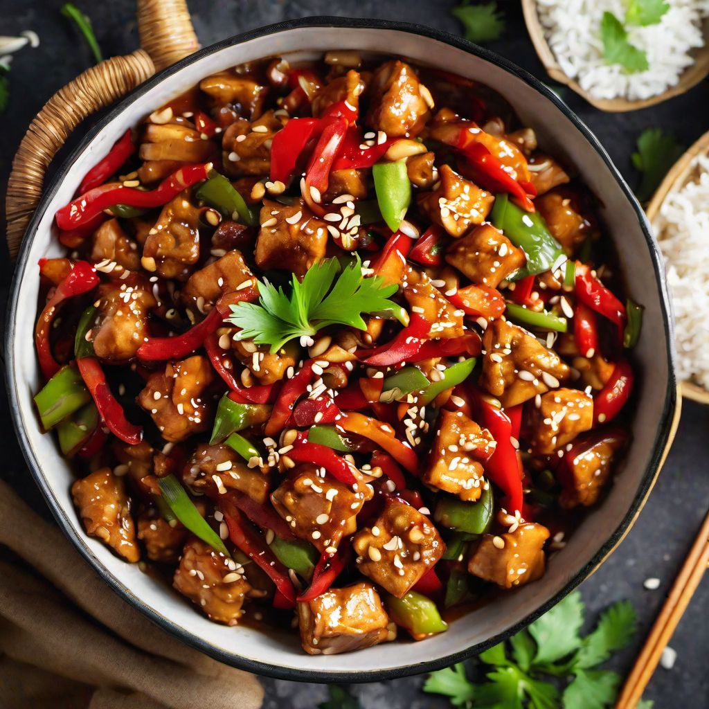 Vegan Kung Pao Tofu