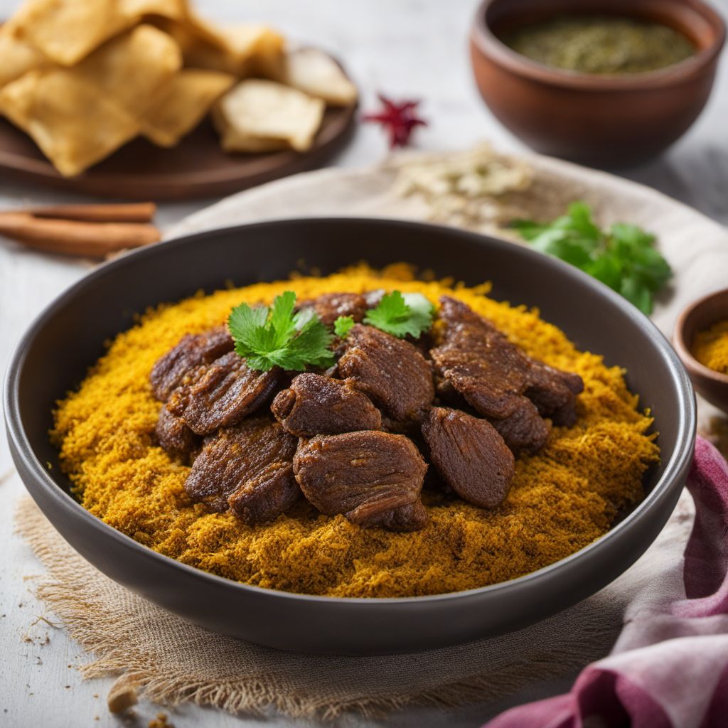 Kurdish Cincin with Spiced Lamb