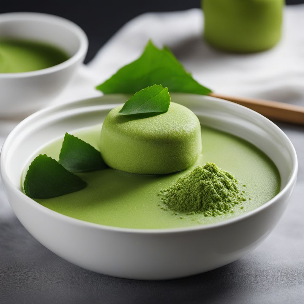 Kusa Mochi with Matcha Cream Filling