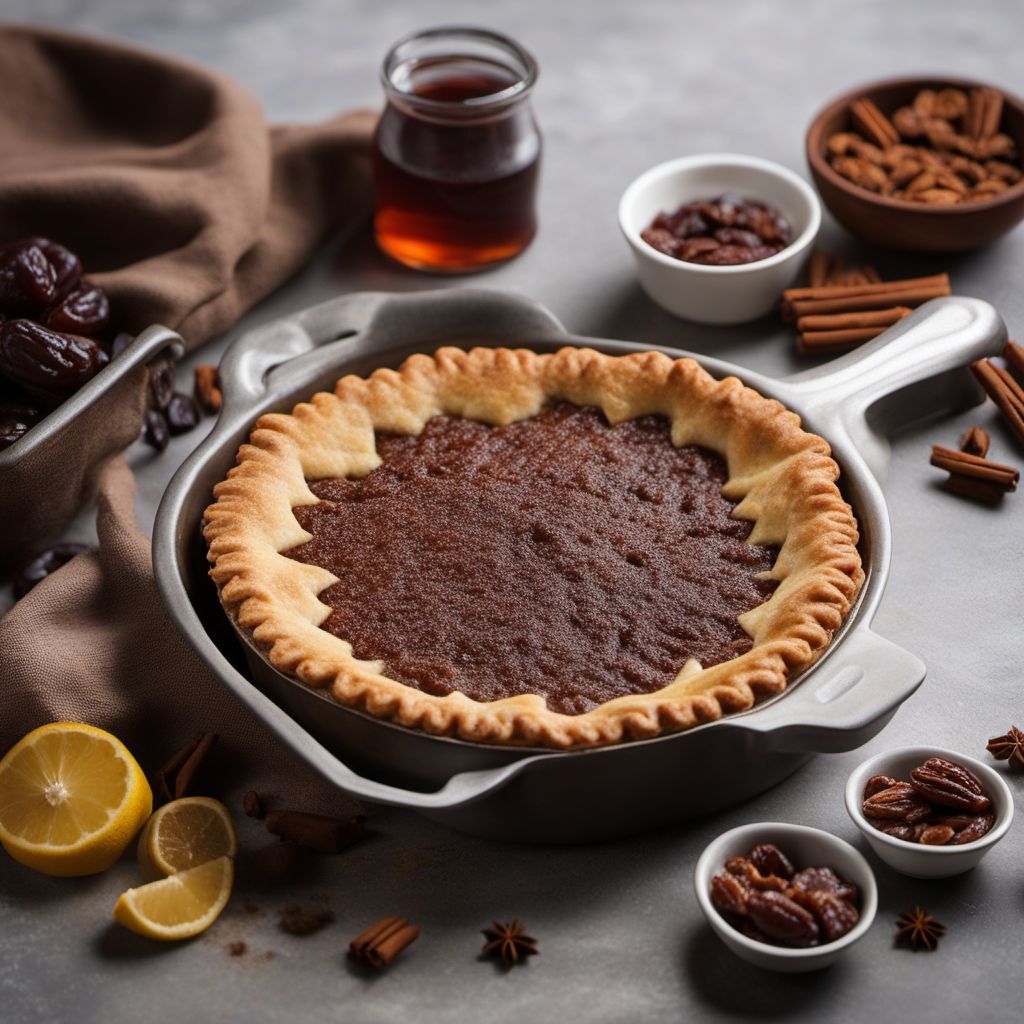 Kuwaiti-inspired Spiced Date Pie