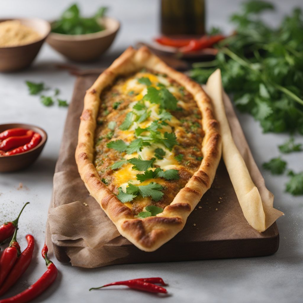 Lahori-style Egg Pide