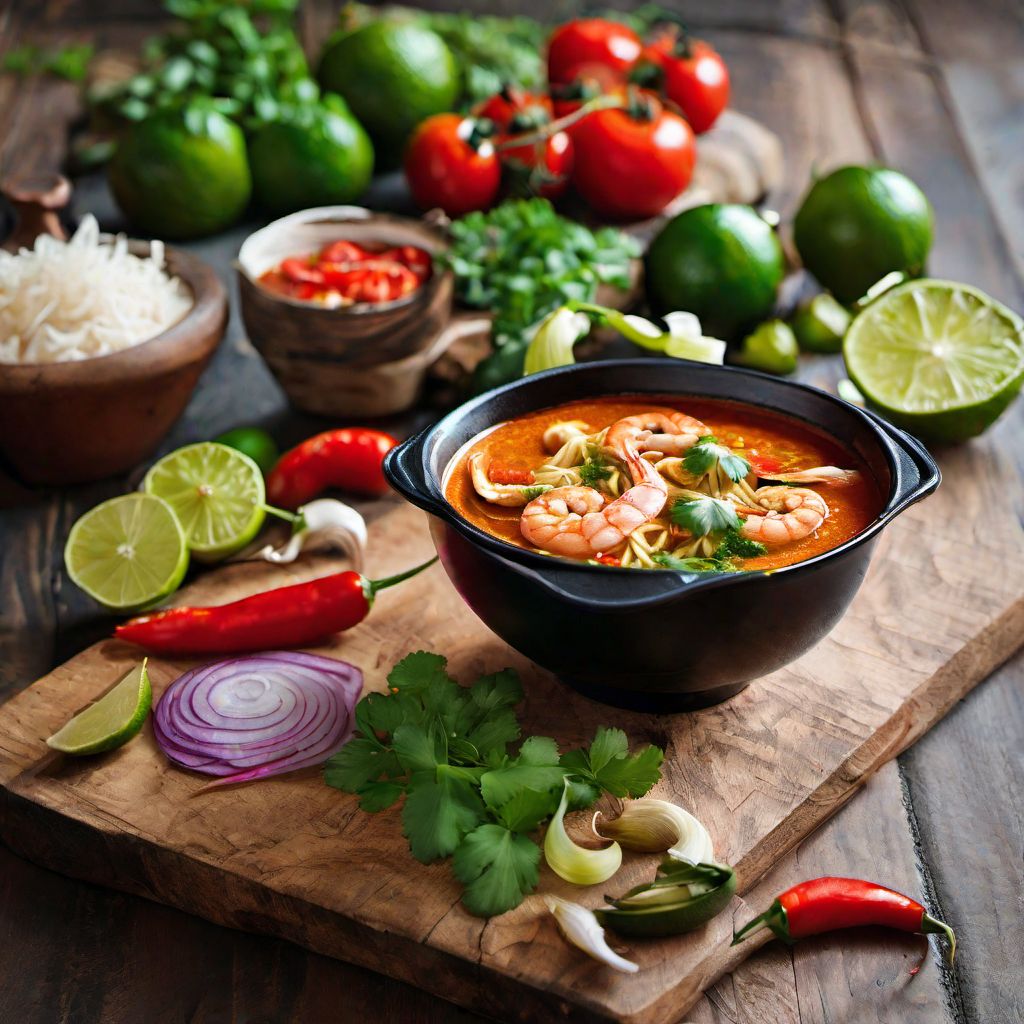 Mexican Spicy Seafood Laksa