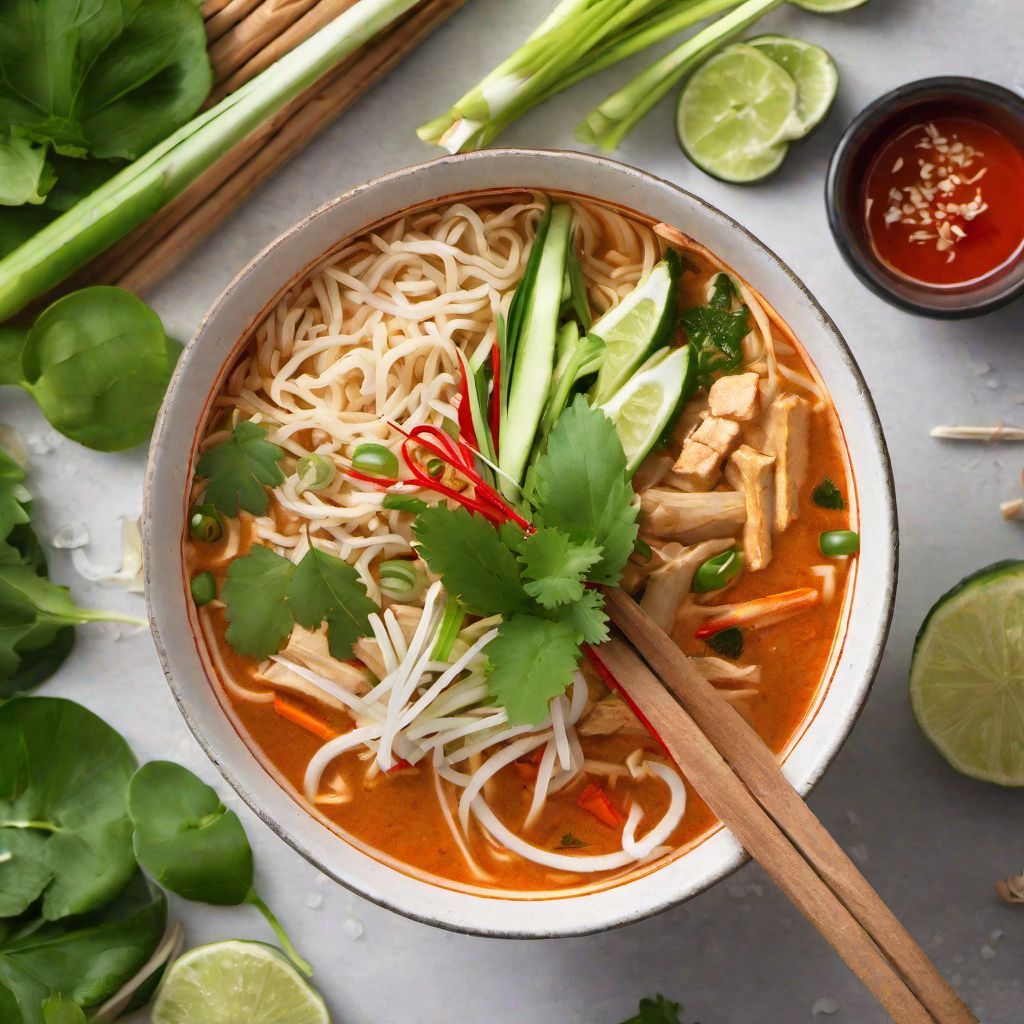 Thai Coconut Curry Noodle Soup