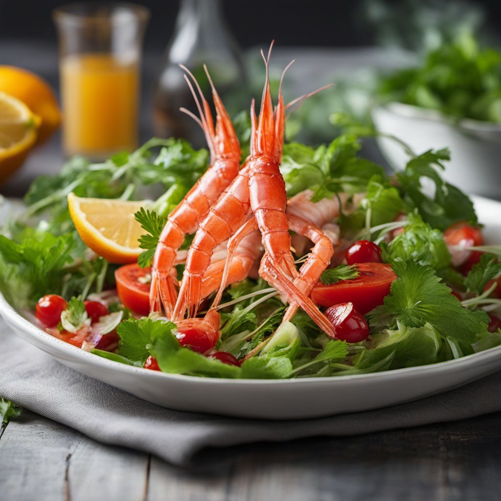 Langoustine Salad with Citrus Vinaigrette