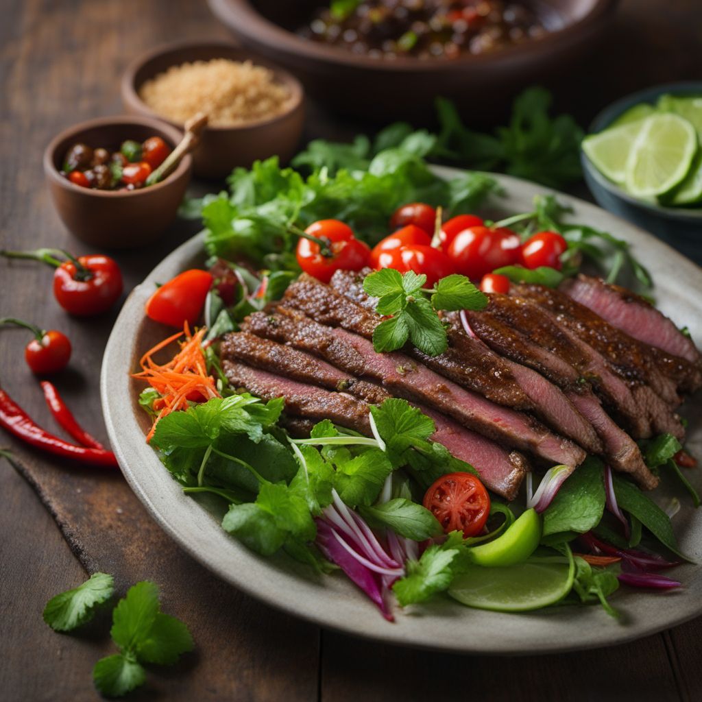 Lao-inspired Spicy Beef Salad