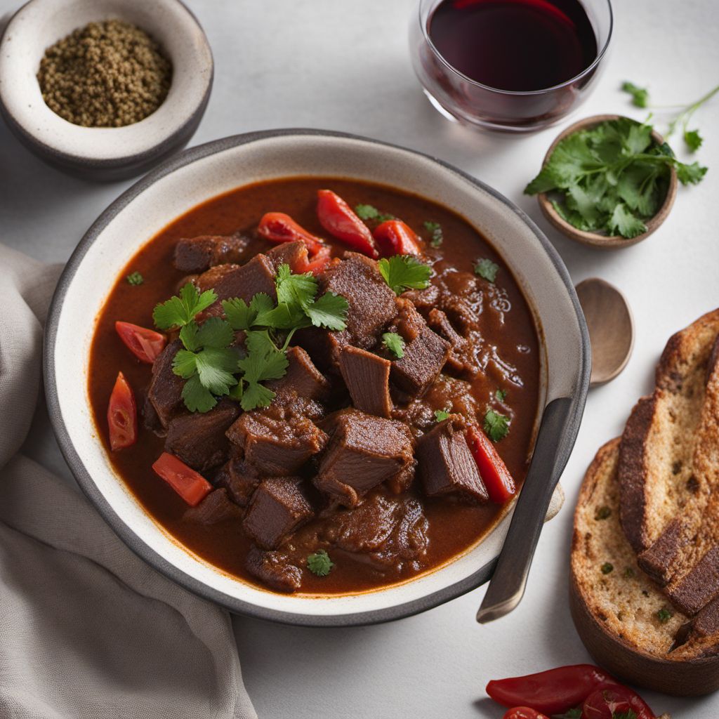 Latin American Spiced Wild Boar Stew