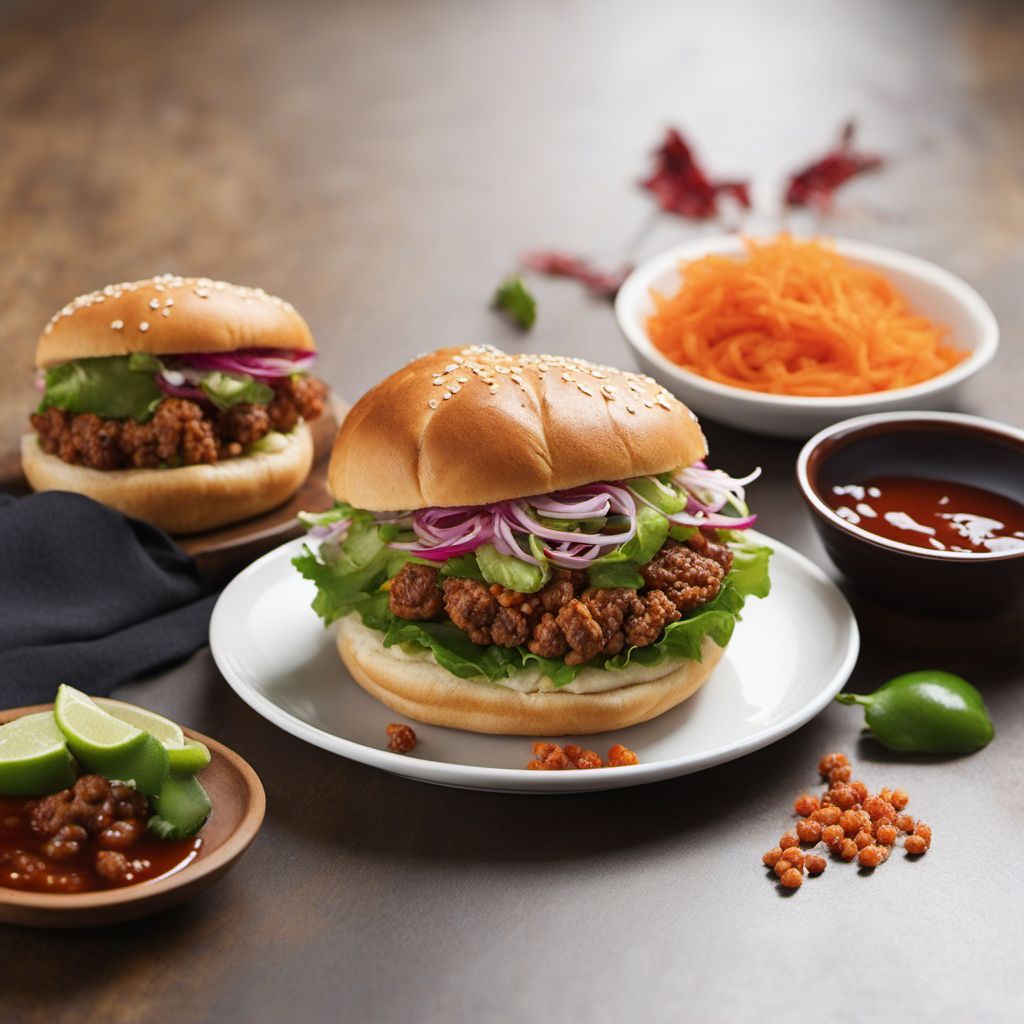 Latin Fusion Cemita with a Chinese Twist