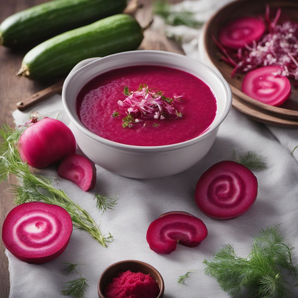 Latvian Beetroot Cold Soup