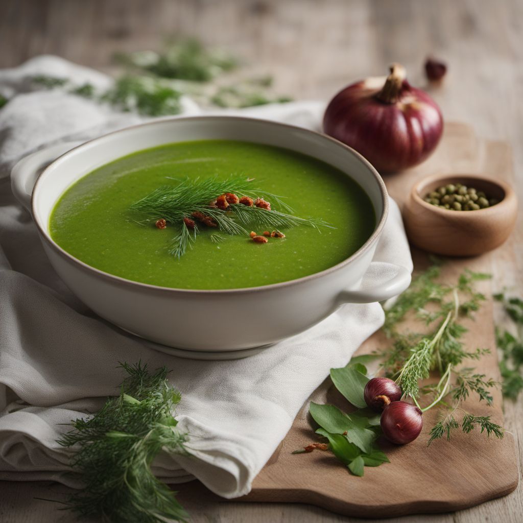 Latvian-style Green Pea Soup