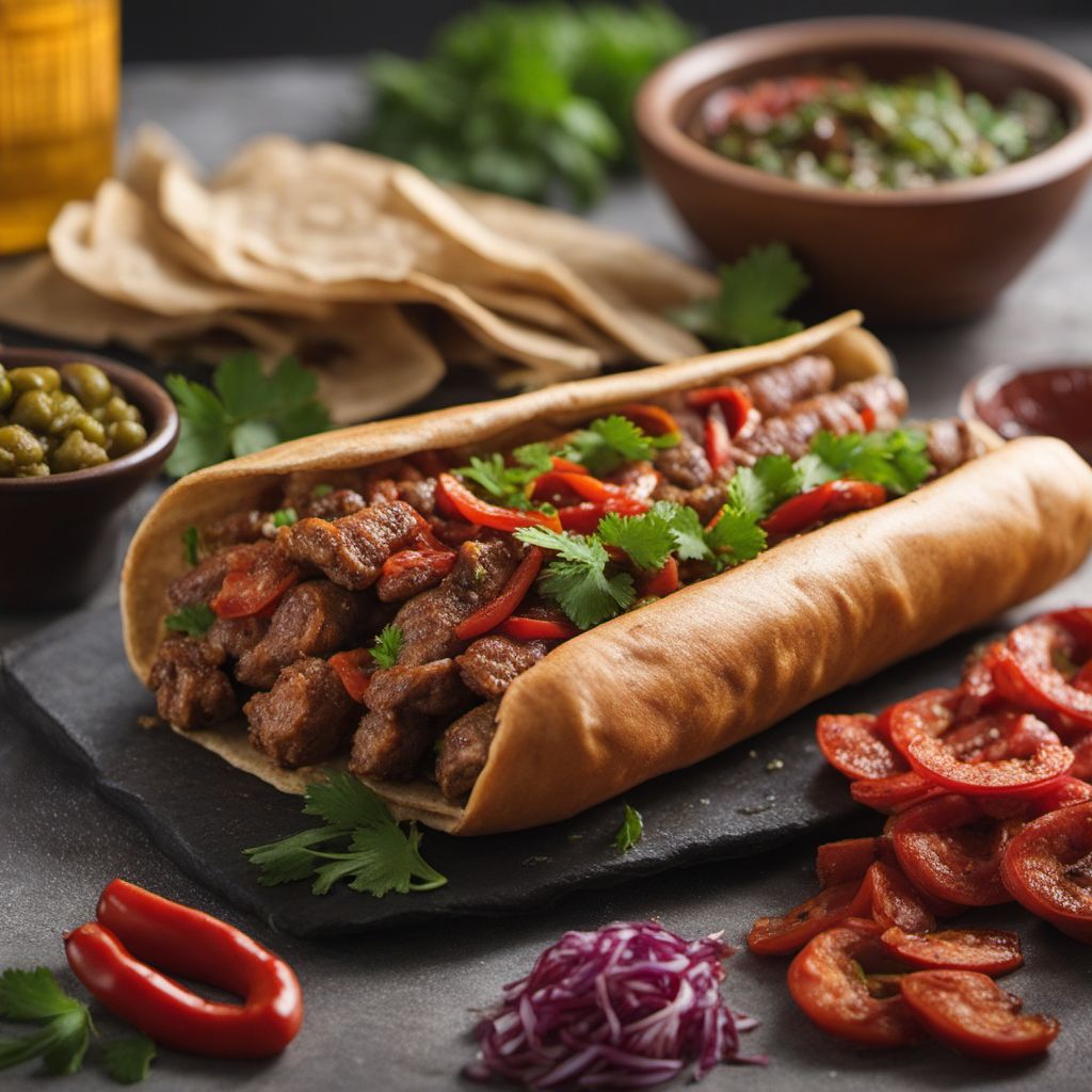 Lebanese-inspired Spicy Shawarma Dog