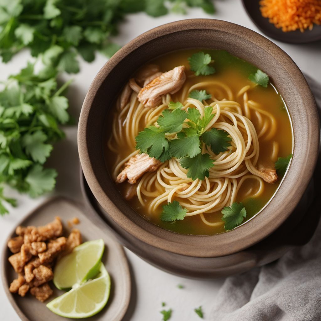 Lebanese-style Chicken Noodle Soup